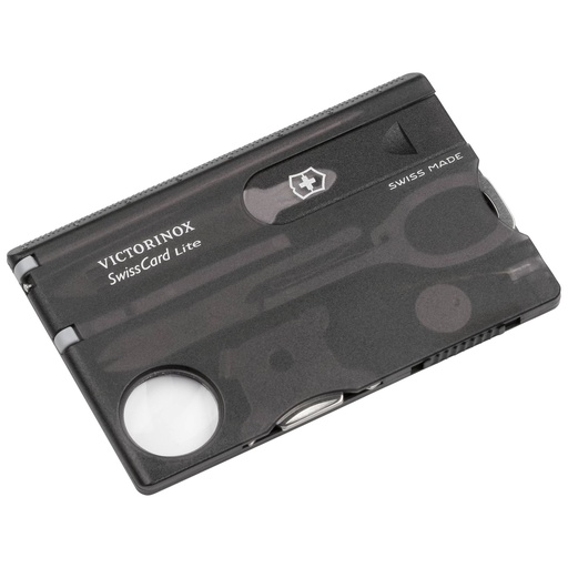 [433659] Victorinox SWISSCARD LITE black transparent
