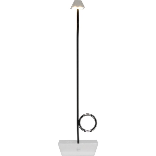 [816888] Broggi Lampada Bugia  chromed rechargeable