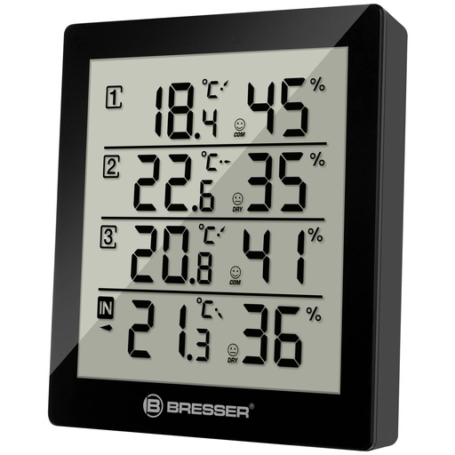 [226697] Bresser Temeo Hygro Quadro black