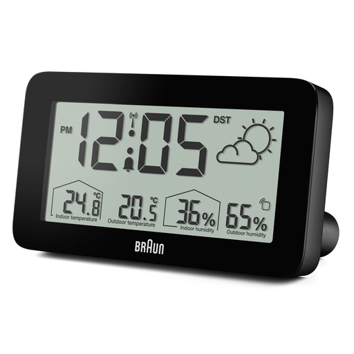 [863984] Braun BC 13 BP DCF Radio Weather Station black