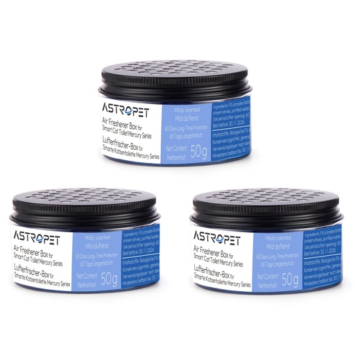 [127187] Astropet Air Freshener for Cat Litter Box Mercury Series