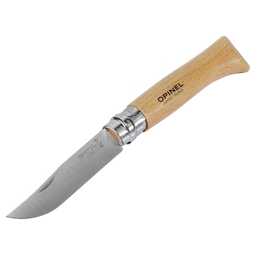 [536839] Opinel No. 08 stainless steel + Sheath