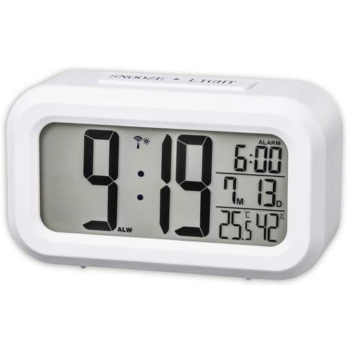 [539345] Hama Alarm Clock RC 660 white