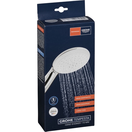 [128958] Grohe Tempesta 110 Hand Shower 2 spry types