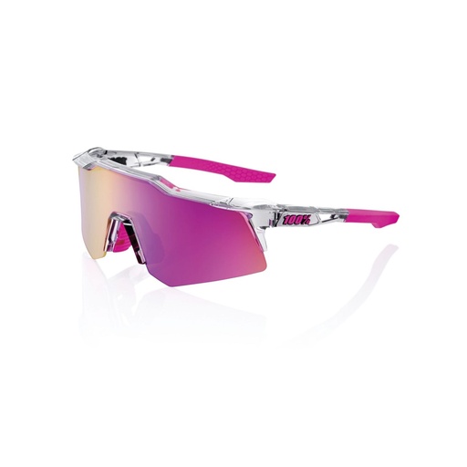 [136931] 100percent Speedcraft XS Mirror Tokyo Nights / Transl. Grey