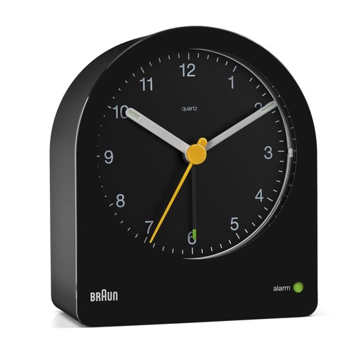 [672149] BRAUN BC22 BK quartz alarm clock black