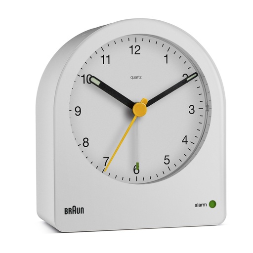 [672156] BRAUN BC22 W quartz alarm clock white
