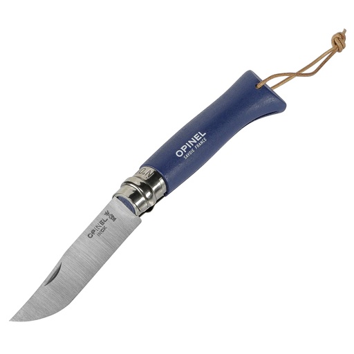 [537007] Opinel No. 08 blue with sheath