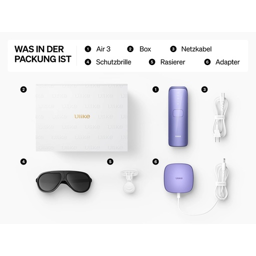 [173338] Ulike Air3 purple IPL-Hair Removal Device