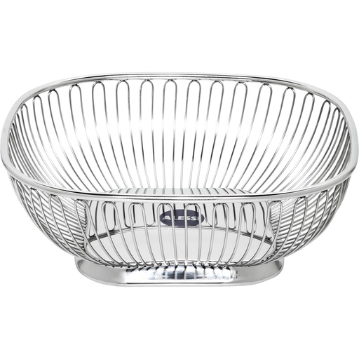 [893965] Alessi 845 Square Wire Basket Stainless Steel