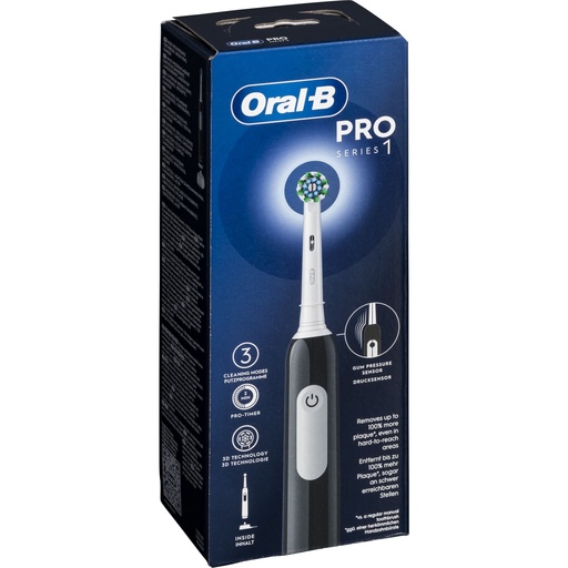 [822390] Oral-B Pro 1 Cross Action  Black