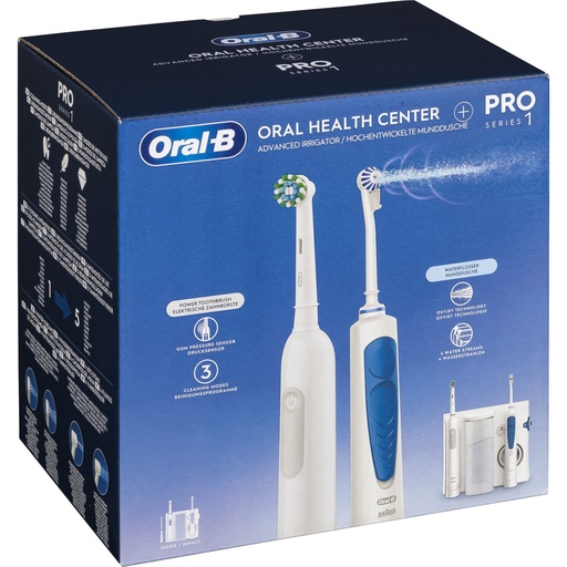 [822488] Oral-B Center OxyJet Oral Irrigator + Oral-B Pro 1