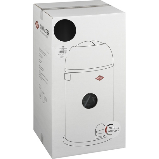 [105998] WESCO Kickmaster Soft Trash Bin black matt