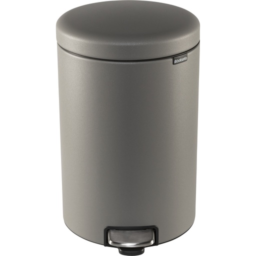 [212433] Brabantia Treteimer Newicon 20,0 L Mineral Concrete Grey