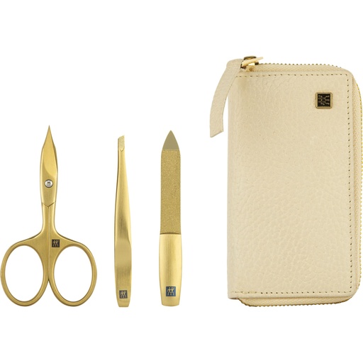 [173709] Zwilling Maniküre Pediküre Set 3tlg. mit Nagelschere, Leder