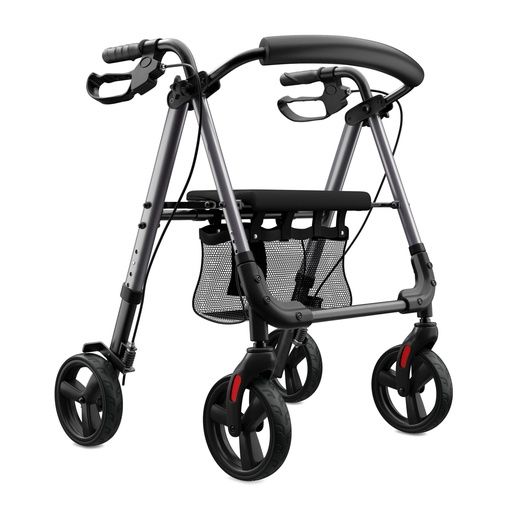 [154144] Weinberger aluminium rollator 1-fold foldable