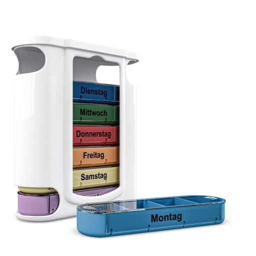 [154263] Weinberger Colour-coded weekly pill box