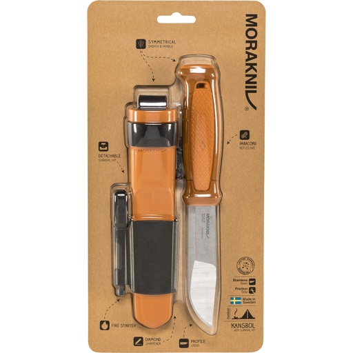 [859483] Morakniv Kansbol incl. Survival-Kit orange