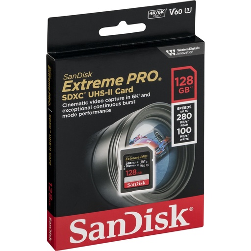 [152667] SanDisk Extreme Pro SDXC   128GB UHS-II C10 U3 V60