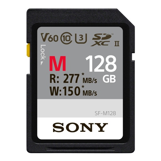 [209512] Sony SDXC M series         128GB UHS-II Class 10 U3 V60
