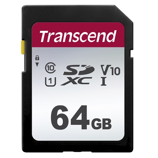 [380452] Transcend SDXC 300S         64GB Class 10 UHS-I U1