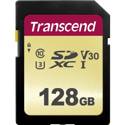[380529] Transcend SDXC 500S        128GB Class 10 UHS-I U3 V30