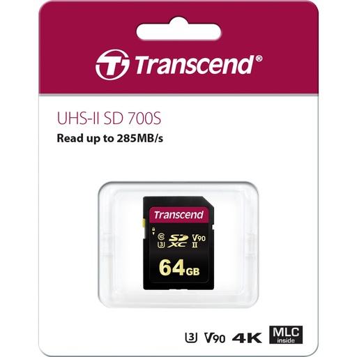 [397672] Transcend SDXC 700S         64GB Class 10 UHS-II U3 V90
