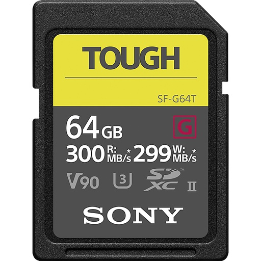 [403370] Sony SDXC G Tough series    64GB UHS-II Class 10 U3 V90