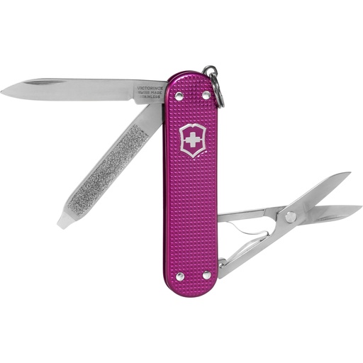 [896982] Victorinox Classic SD Alox Flamino Party rot