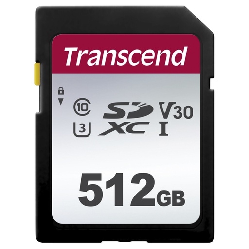 [418329] Transcend SDXC 300S        512GB Class 10 UHS-I U3 V30