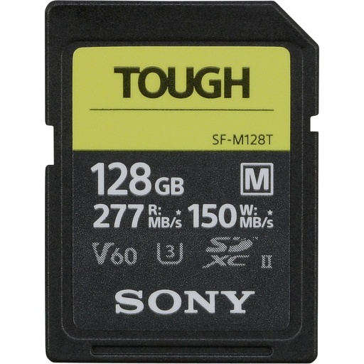 [501587] Sony SDXC M Tough series   128GB UHS-II Class 10 U3 V60