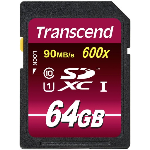 [661367] Transcend SDXC              64GB Class10 UHS-I 600x Ultimate