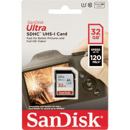 [722143] SanDisk Ultra SDHC UHS-I    32GB 120MB/s       SDSDUN4-032G-GN6IN