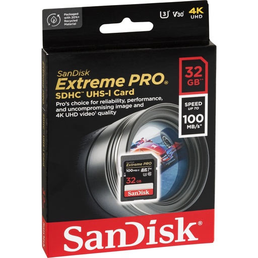 [732755] SanDisk Extreme Pro SDHC    32GB UHS-I C10 U3 V30