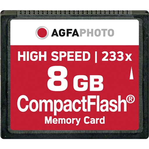 [368403] AgfaPhoto Compact Flash      8GB High Speed 233x MLC