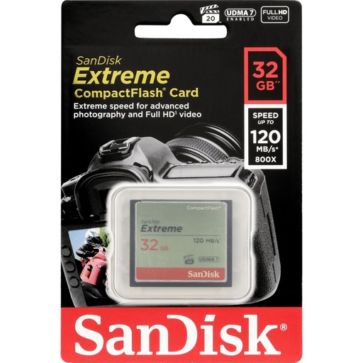 [722353] SanDisk Extreme CF          32GB 120MB/s UDMA7   SDCFXSB-032G-G46