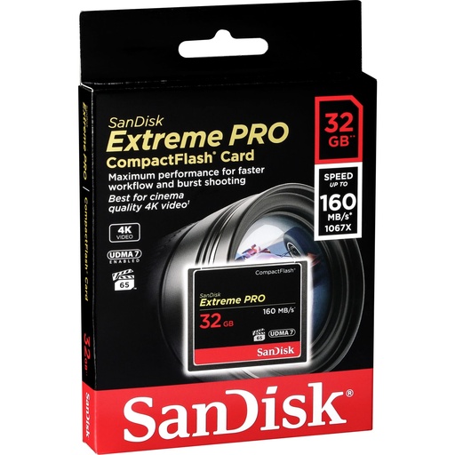 [722696] SanDisk Extreme Pro CF      32GB 160MB/s         SDCFXPS-032G-X46