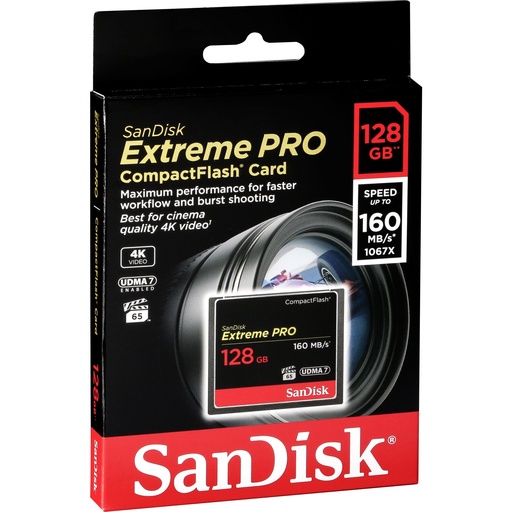 [722990] SanDisk Extreme Pro CF     128GB 160MB/s         SDCFXPS-128G-X46