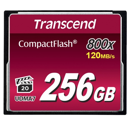 [768705] Transcend Compact Flash 256GB 800x