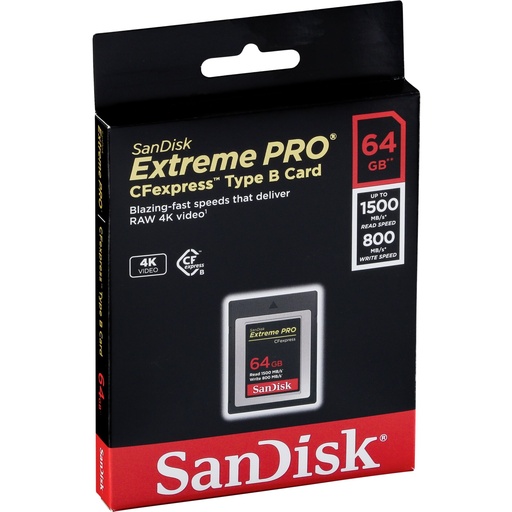 [722381] SanDisk CF Express Type 2  64GB Extreme Pro     SDCFE-064G-GN4NN