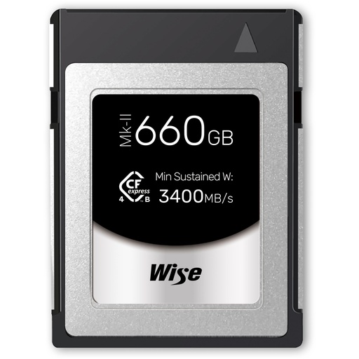 [893384] Wise CFexpress 4.0 Type B PRO 660GB MK-II      WI-CFX4-B660PM2
