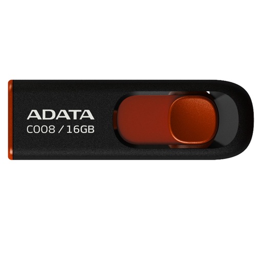 [101056] ADATA USB 2.0 C008 black    16GB AC008-16G-RKD