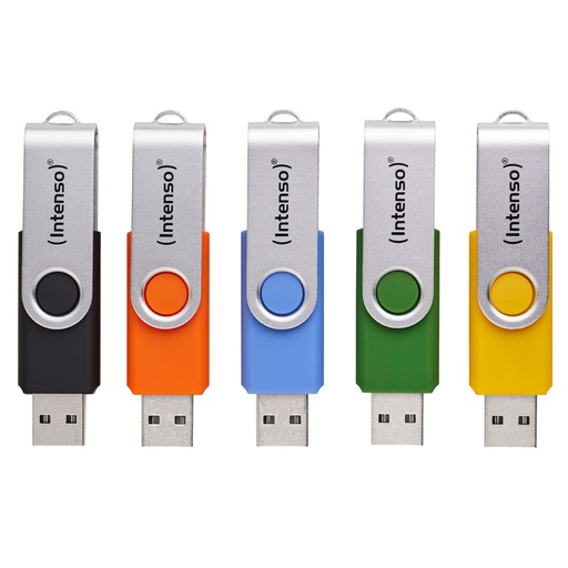[194261] Intenso Office Line         16GB USB Stick 3.2  Multipack x5 bunt
