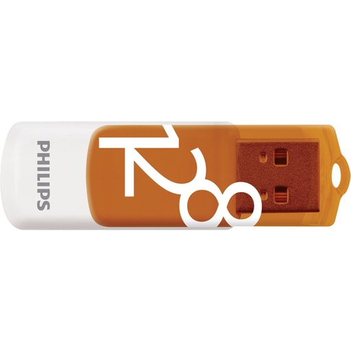 [513039] Philips USB 2.0            128GB Vivid Edition Sunrise Orange