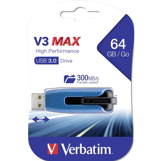 [703626] Verbatim Store n Go V3 MAX  64GB USB 3.0 Read max. 300MBs   49807