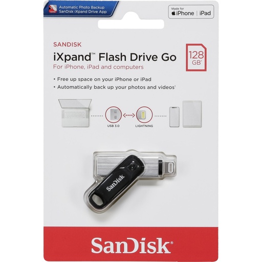 [721989] SanDisk iXpand Flash Drive 128GB SDIX60N-128G-GN6NE