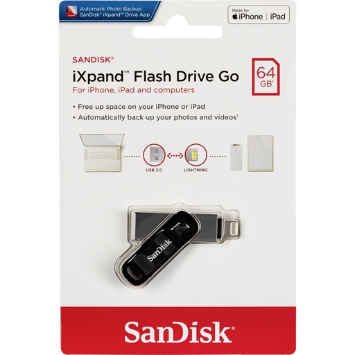 [722325] SanDisk iXpand Flash Drive  64GB iPhone/iPad   SDIX60N-064G-GN6NN