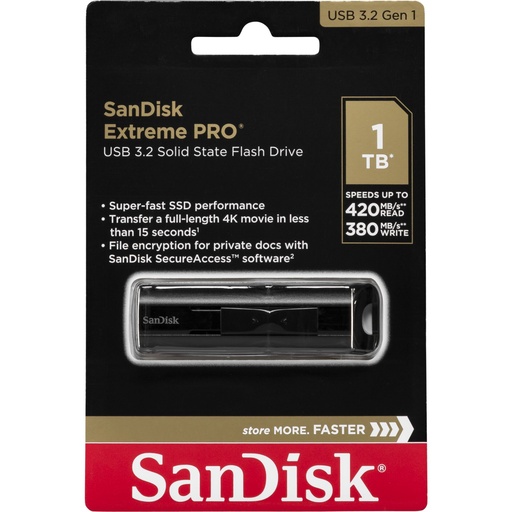 [722465] SanDisk Cruzer Extreme PRO   1TB USB 3.2         SDCZ880-1T00-G46