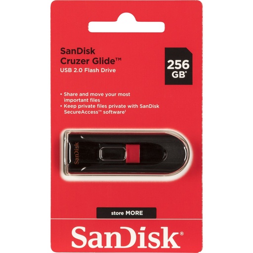 [723550] SanDisk Cruzer Glide       256GB SDCZ60-256G-B35