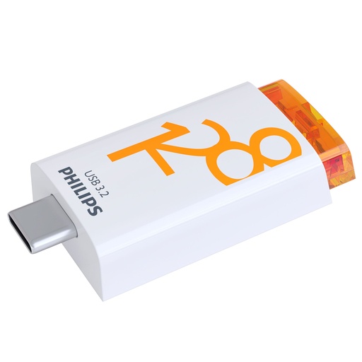 [885257] Philips USB 3.2            128GB Click Series Gen 1 USB-C